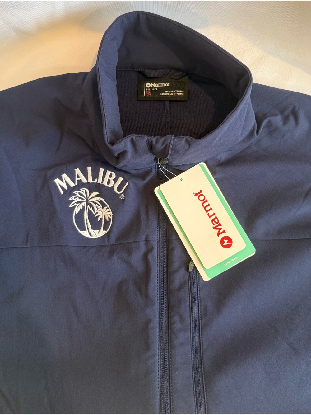 Marmot Men's Navy Malibu Softshell Shirt Jacket